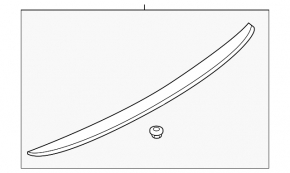 Ford Fiesta 11-19 4d Trunk Lid Spoiler