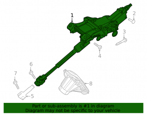 Ford C-max MK2 13-18 steering column