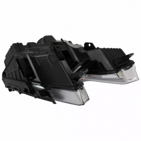 Ford F-150 18-20 left front headlight, bare, halogen, broken housing, scratches