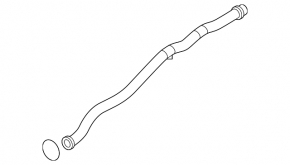Cooling system pipe Audi Q7 16- 3.0T metal