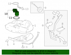 Fuel pump petrol pump Chevrolet Malibu 13-15 2.5
