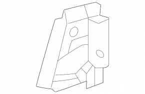 Right upper radiator deflector for Lexus NX 22-25 Japan built