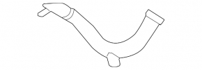 Air duct lower to filter Lexus ES350