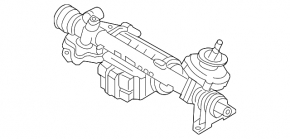 Steering rack VW Passat b8 16-19 USA electric OEM