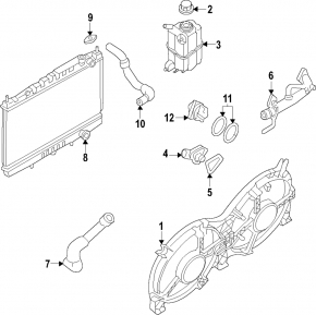 Nissan Pathfinder 22-25 Water Cooling Radiator