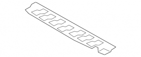Lower radiator deflector Hyundai Veloster 12-13