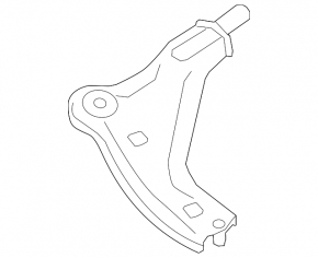 Lower control arm, front right, Mini Cooper Countryman R60 10-16