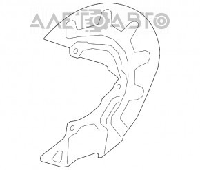 Brake Disc Cover Front Left VW Atlas 18-