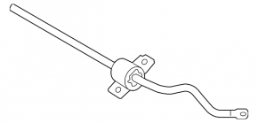 Rear stabilizer bar Lexus IS 14-24 18mm