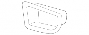 Front Bumper Air Duct Trim Right Mini Cooper S Clubman R55 11-14 Rest Black