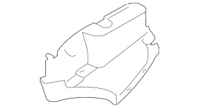 Rear left protection BMW 3 F30 12-18