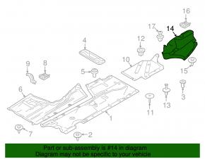 Rear left protection BMW 3 F30 12-18