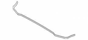 Rear hood seal for BMW iX 21-25