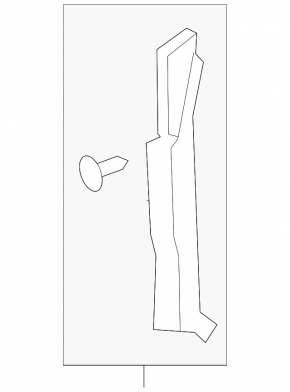 Right door-wing seal for Lexus GX460 10-23