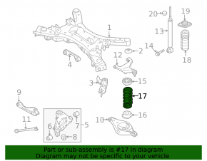 Rear left spring Nissan Pathfinder 13-20 stiffness 2 white violet