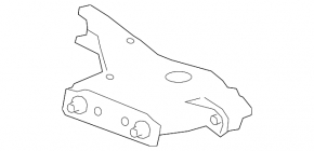 Lower control arm under spring rear left Nissan Altima 19-24 fwd