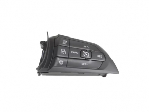 Right steering wheel control buttons for Jeep Grand Cherokee WL 21-25 radar, black