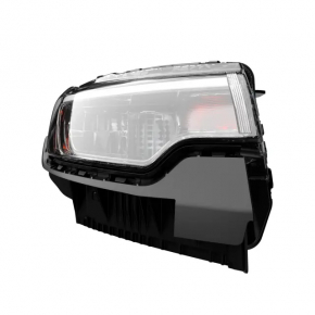 Jeep Compass 22-26 halogen + LED front right headlight with mounting bracket, sand
