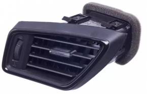 Front Panel Air Deflector Left Nissan Rogue 14-20 Glossy Black