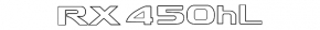 Emblem inscription LEXUS trunk door Lexus RX350L RX450hL 20-22 long