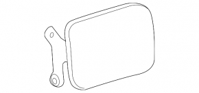 Lexus IS250 IS300 IS350 Fuel Filler Door 06-14