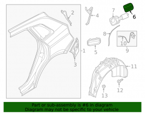 Fuel filler flap Audi Q5 80A 18-24