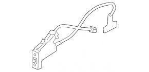Hyundai Azera 12-17 hybrid fuel filler door lock