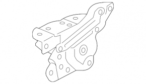 Hood hinge left Chevrolet Camaro 16-