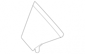 Right front panel trim for speaker Kia Sorento 21-24 HEV, PHEV black