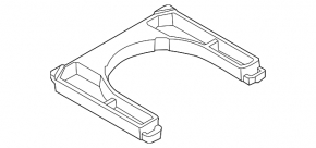 Trunk tray Audi A3 8V 15-20 4d, 5d, foam, front