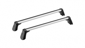 2 x Cross Roof Rails for Mercedes H247 GLA 20-26 Chrome