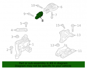 Mazda 3 19-22 Rear Engine Mount Bracket Type 2