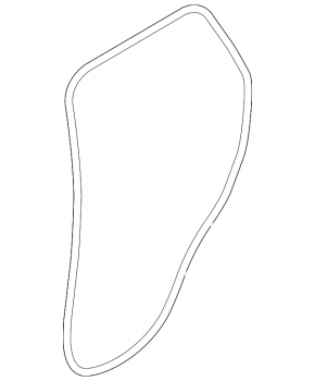 Rear left door seal for Land Rover Range Rover 13-21