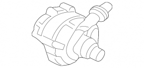 Auxiliary cooling pump BMW 3 F30 16-18 PHEV