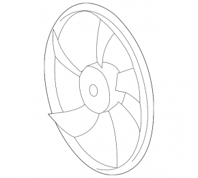 Cooling Fan Impeller Left Lexus IS250 IS350 06-08