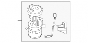 Fuel pump petrol pump Nissan Rogue Sport 17-22