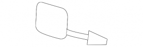 Tow Hook Cap Rear Bumper VW Jetta 19-