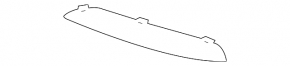 Left front bumper molding for BMW 7 Series F01 11-15 with M package, without high gloss