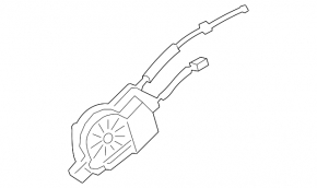 Actuator for the BMW X3 F25 11-17 trunk lock