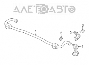 Rear stabilizer bar Honda Civic X FC 16-21 1.5T