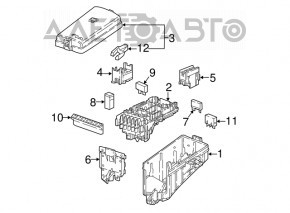 Underhood fuse box housing VW Taos 22-25