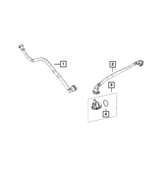 Chrysler Pacifica 17-24 3.6 Crankcase Ventilation Valve