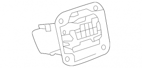 Fuel filler flap housing Toyota Avalon 13-18