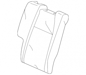 Rear seats, 2nd row, right, Honda HR-V 16-18, without headrest, mechanical, gray cloth, dry cleanable