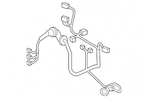Wiring front right door Toyota Avalon 13-15 keyless