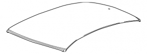 Metal roof Cadillac ATS 13-18 under the hatch, sawed off