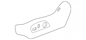 Driver's seat side cover left Chevrolet Equinox EV 24-26