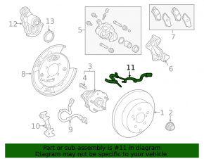 ABS Sensor Rear Right Lexus RX350 RX450h 16-22 AWD