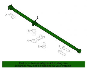 Cardan shaft driveshaft Ford Explorer 11-15
