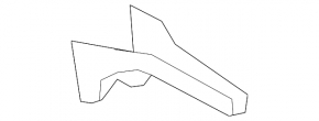 Interior mirror trim Audi Q5 8R 13-17 gray